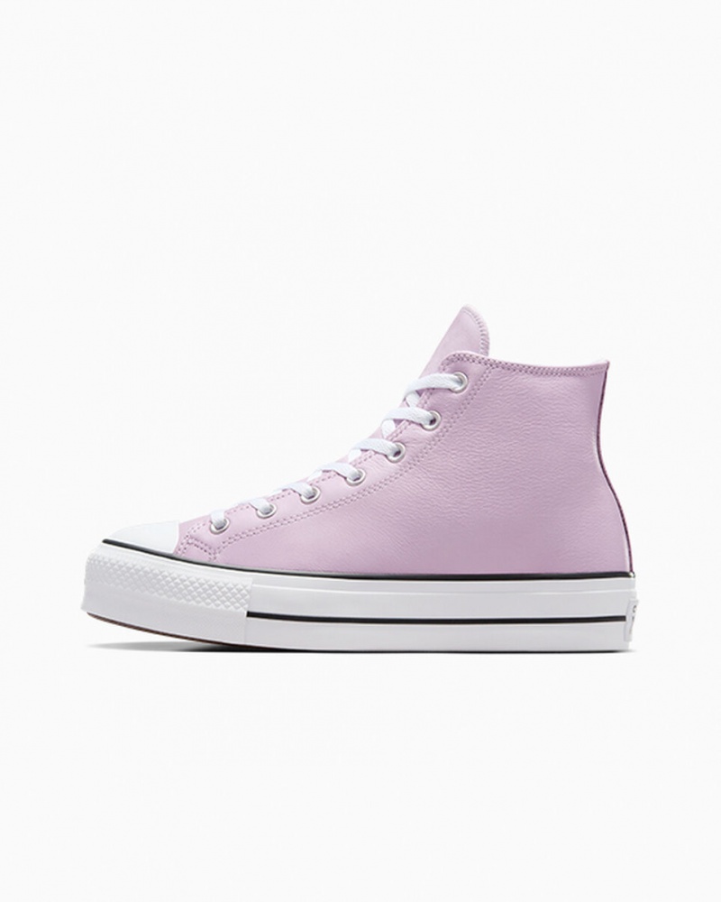 Converse Chuck Taylor All Star Lift Platform Excess Materials Wit Zwart | 632408MSH