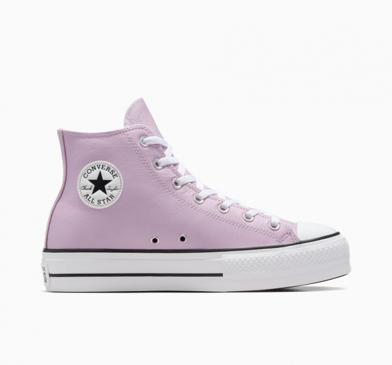 Converse Chuck Taylor All Star Lift Platform Excess Materials Wit Zwart | 632408MSH