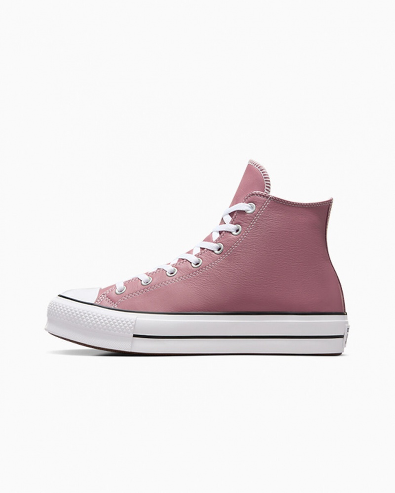 Converse Chuck Taylor All Star Lift Platform Excess Materials Roze Wit Zwart | 423875YJQ