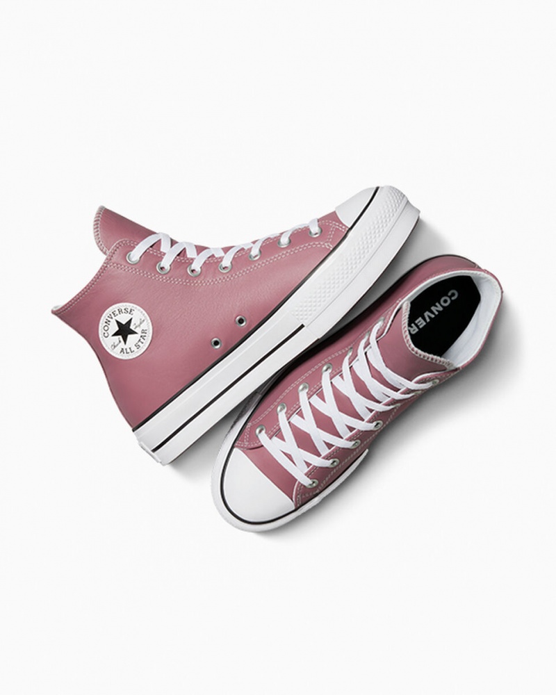 Converse Chuck Taylor All Star Lift Platform Excess Materials Roze Wit Zwart | 423875YJQ