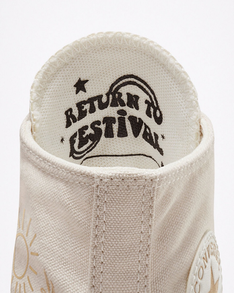 Converse Chuck Taylor All Star Lift Platform Golden Elements Lichtgoud | 642315GBC