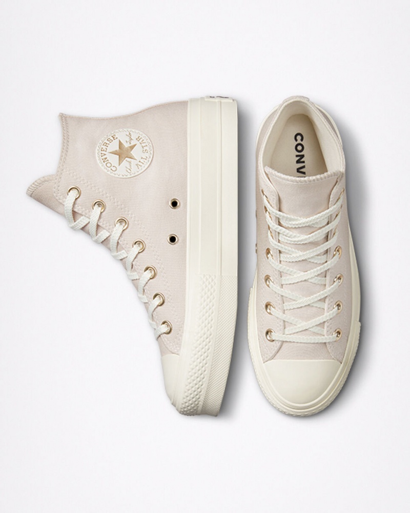 Converse Chuck Taylor All Star Lift Platform Golden Elements Lichtgoud | 642315GBC