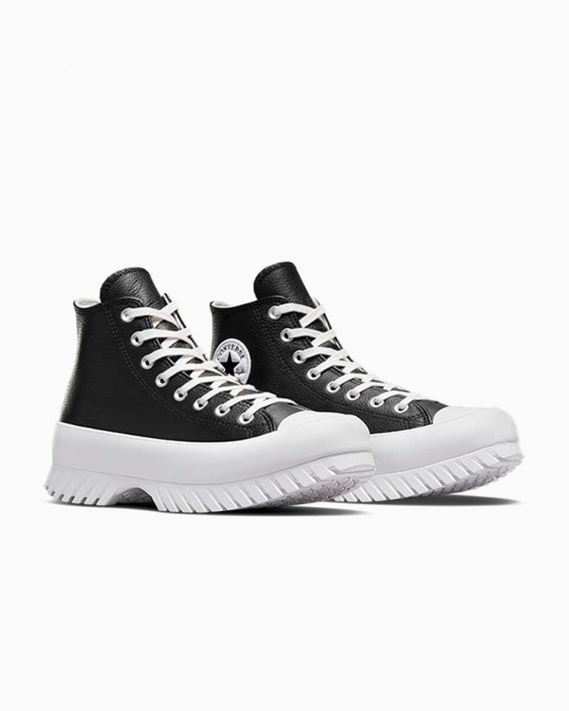 Converse Chuck Taylor All Star Lugged 2.0 Leren Zwart Wit | 890537OER