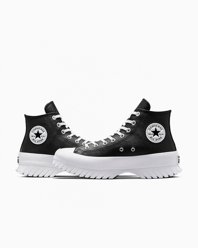 Converse Chuck Taylor All Star Lugged 2.0 Leren Zwart Wit | 890537OER