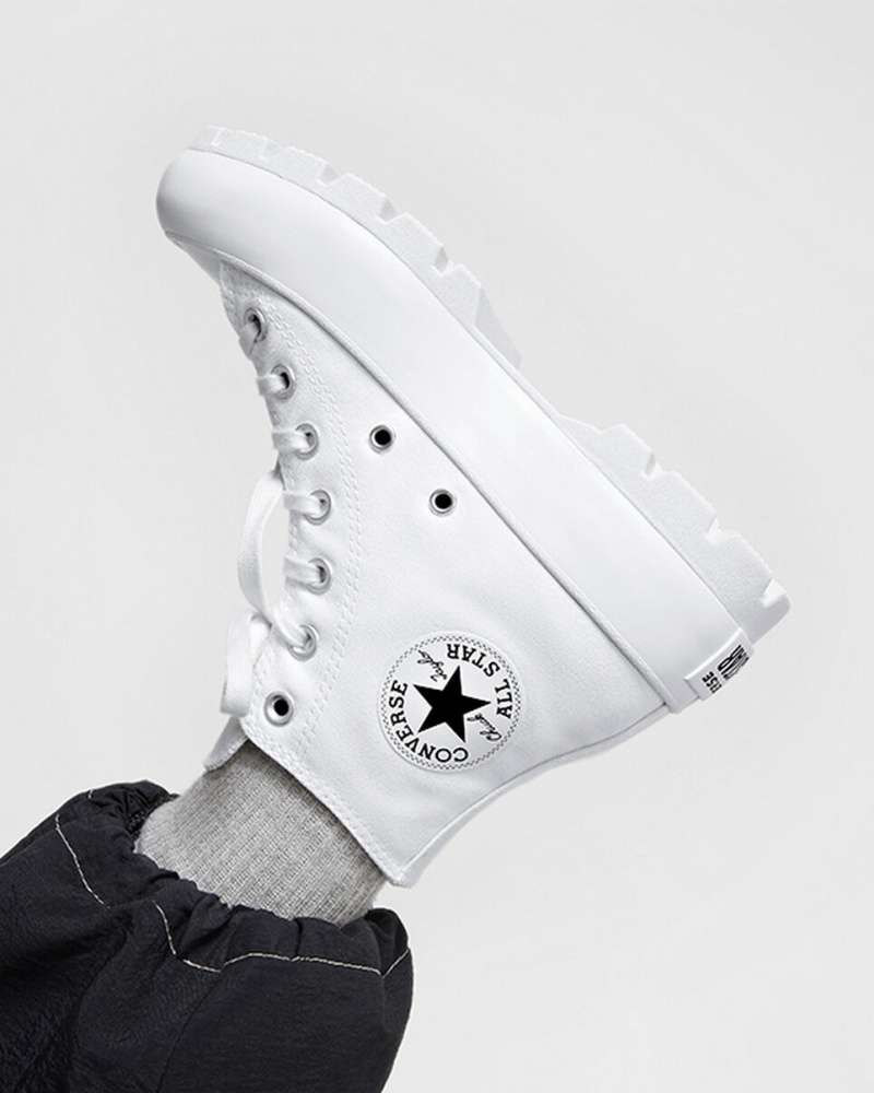 Converse Chuck Taylor All Star Lugged Wit Zwart Wit | 026419AJM