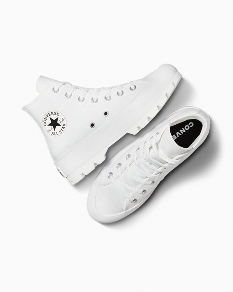 Converse Chuck Taylor All Star Lugged Wit Zwart Wit | 026419AJM