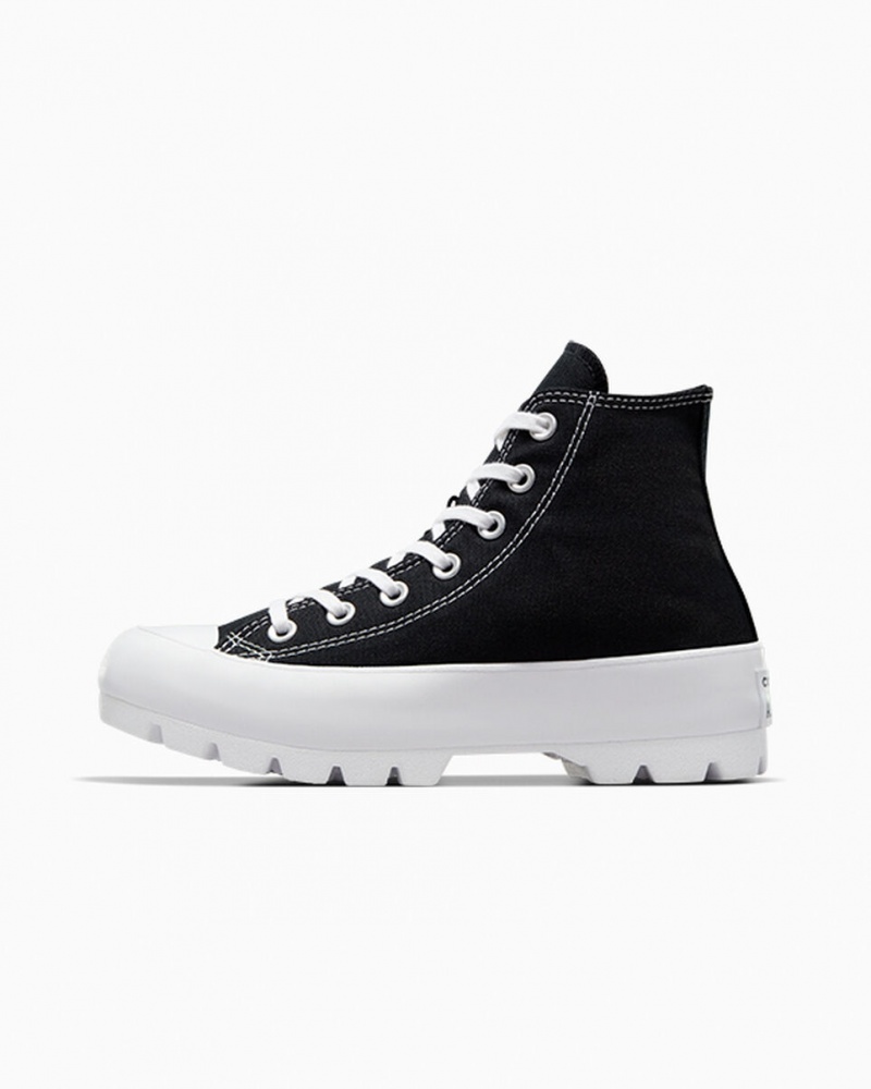 Converse Chuck Taylor All Star Lugged Zwart Wit Zwart | 879465JCV