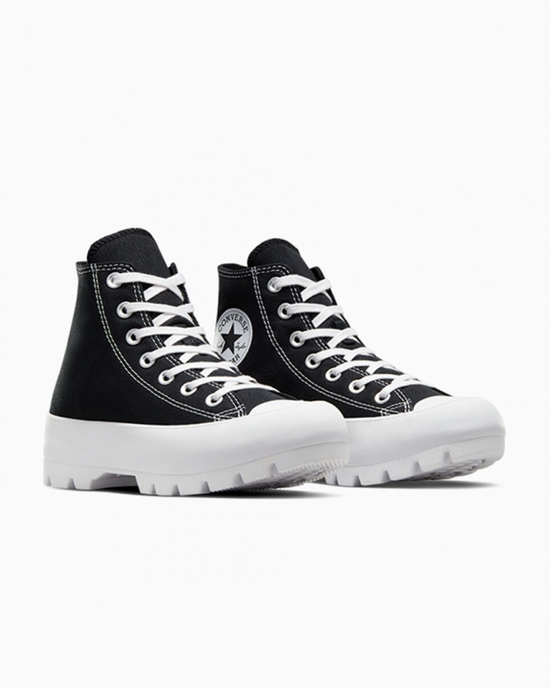 Converse Chuck Taylor All Star Lugged Zwart Wit Zwart | 879465JCV