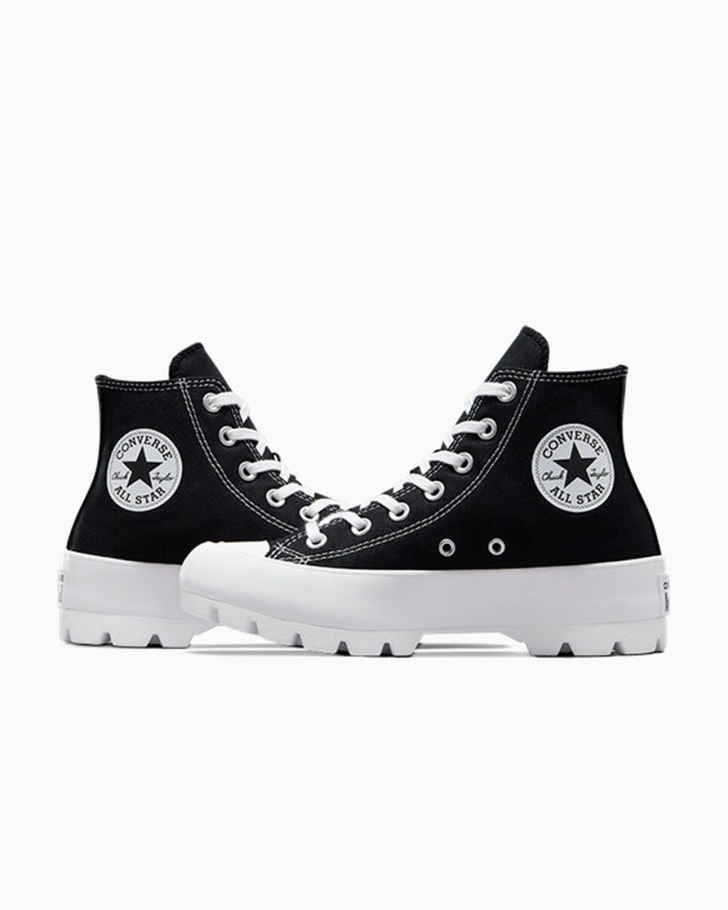 Converse Chuck Taylor All Star Lugged Zwart Wit Zwart | 879465JCV