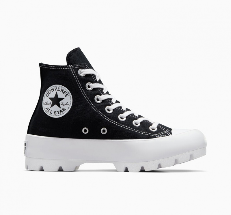 Converse Chuck Taylor All Star Lugged Zwart Wit Zwart | 879465JCV