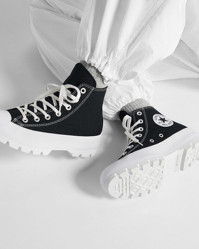 Converse Chuck Taylor All Star Lugged Zwart Wit Zwart | 063785HEY