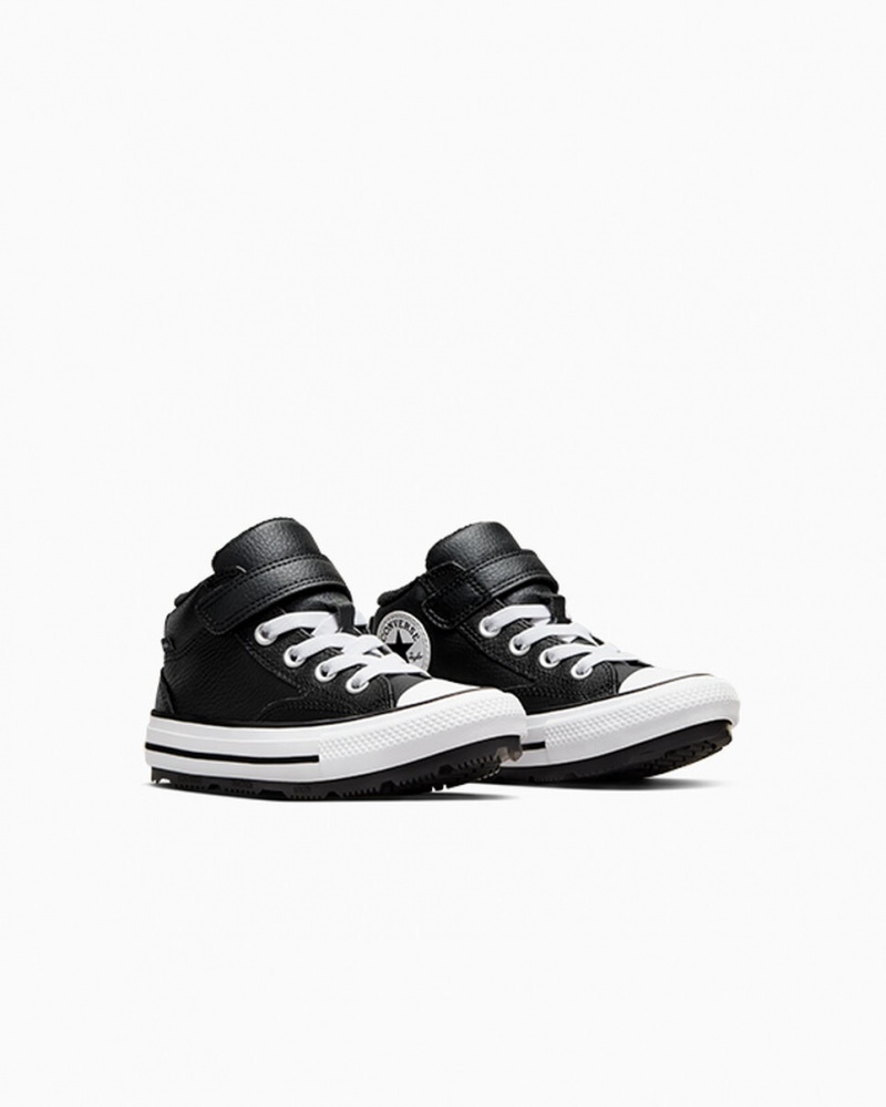 Converse Chuck Taylor All Star Malden Straat Boot Zwart Zwart Wit | 978046PFK