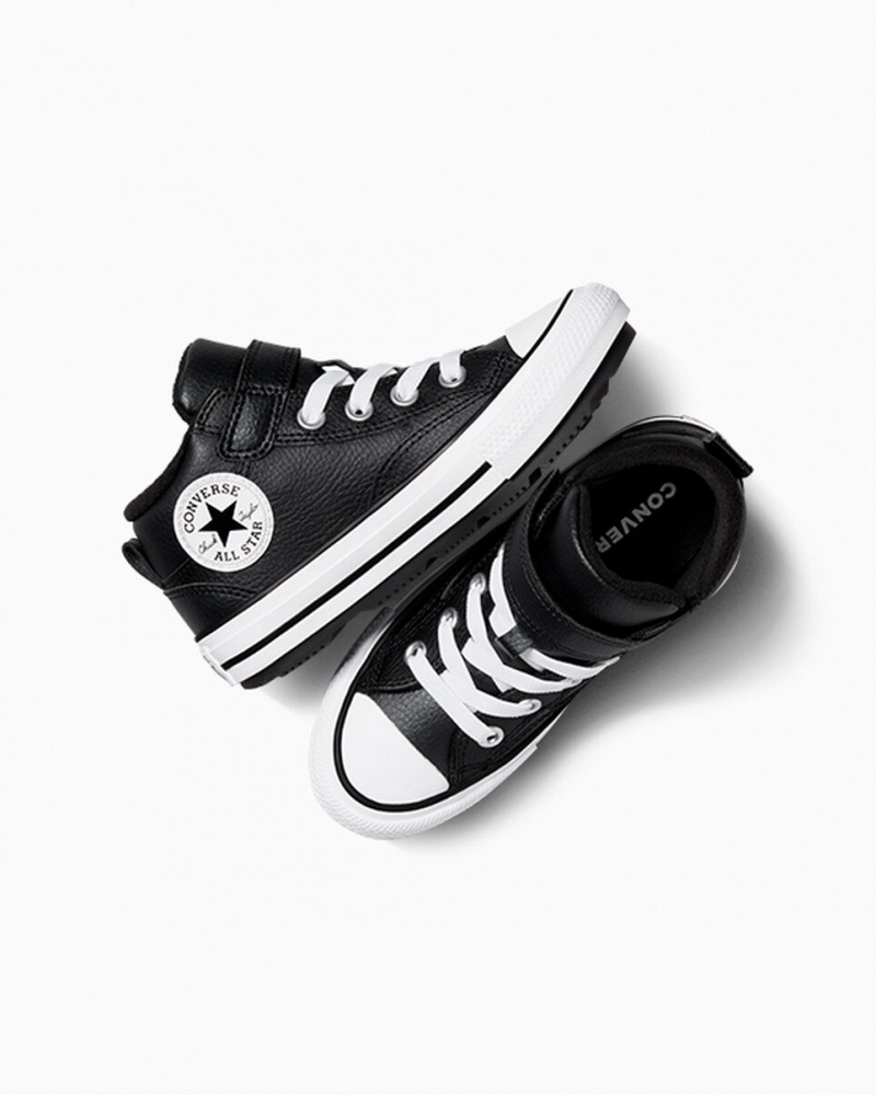 Converse Chuck Taylor All Star Malden Straat Boot Zwart Zwart Wit | 213894IBM