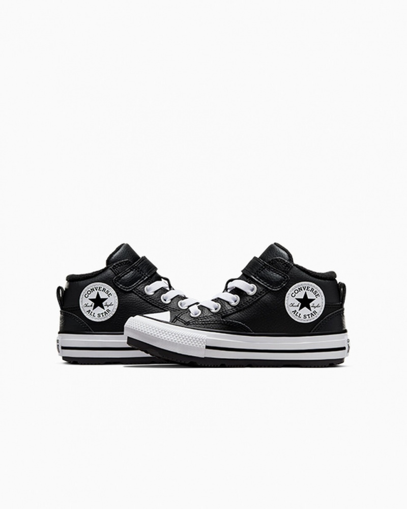 Converse Chuck Taylor All Star Malden Straat Boot Zwart Zwart Wit | 213894IBM