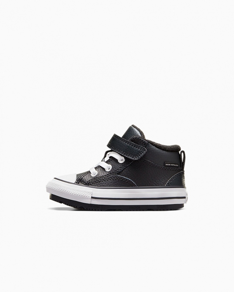 Converse Chuck Taylor All Star Malden Straat Boot Zwart Zwart Wit | 502167RCO