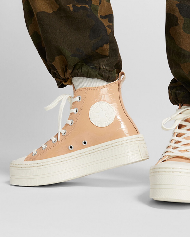 Converse Chuck Taylor All Star Modern Lift Platform Embossed Epic Dune / Epic Dune / Egret | 230986FLU