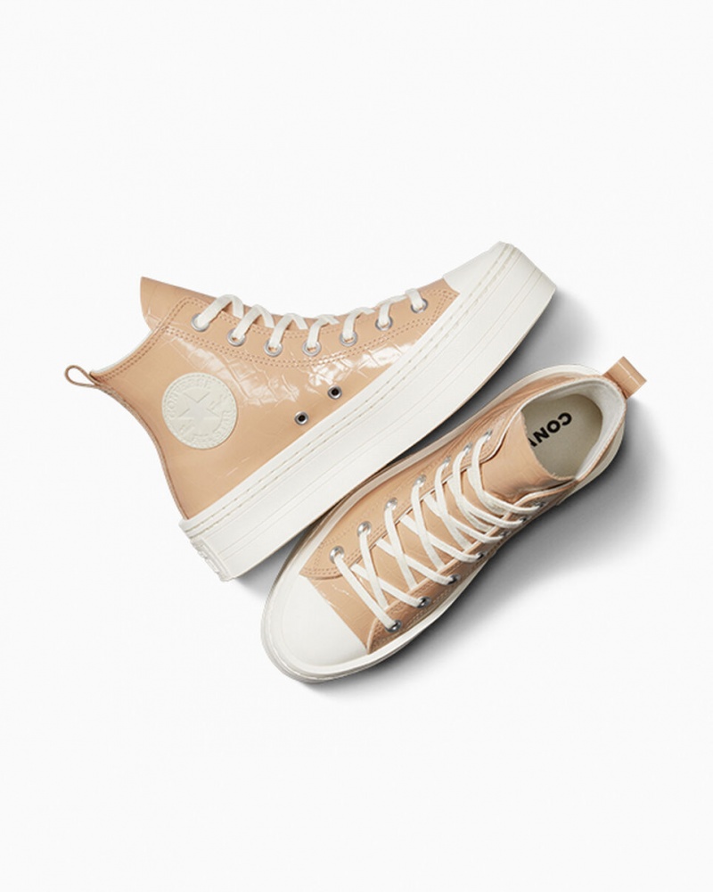 Converse Chuck Taylor All Star Modern Lift Platform Embossed Epic Dune / Epic Dune / Egret | 230986FLU