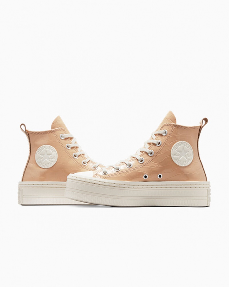 Converse Chuck Taylor All Star Modern Lift Platform Embossed Epic Dune / Epic Dune / Egret | 230986FLU