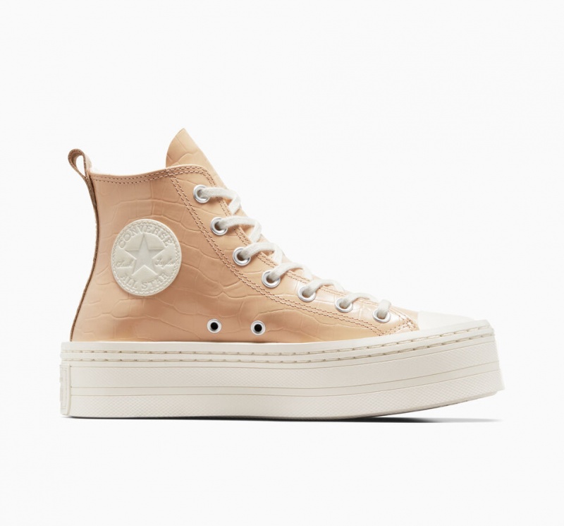 Converse Chuck Taylor All Star Modern Lift Platform Embossed Epic Dune / Epic Dune / Egret | 230986FLU