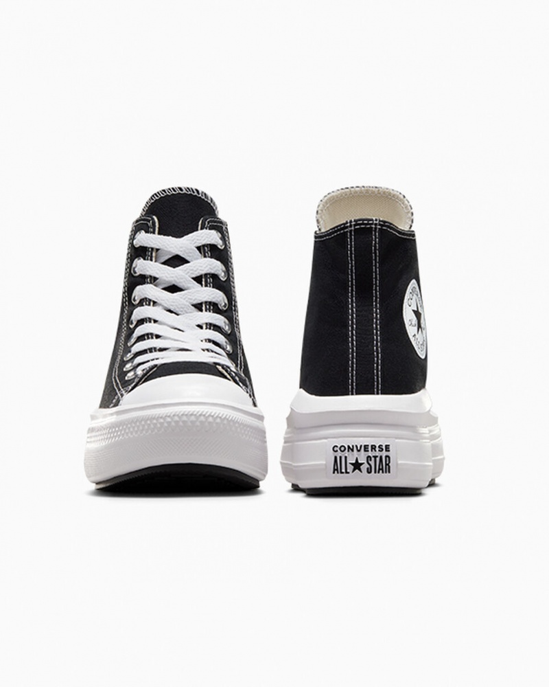 Converse Chuck Taylor All Star Move Platform Zwart Wit | 754862OHE