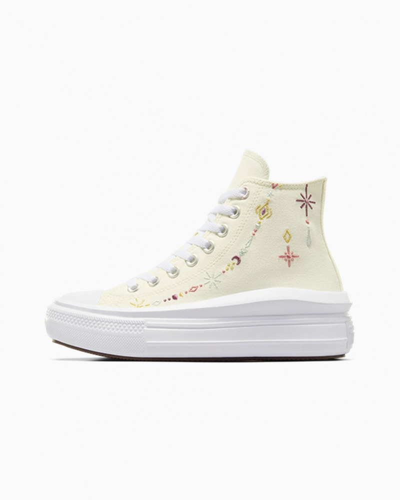 Converse Chuck Taylor All Star Move Platform Alchemy Embroidery Wit | 306782MWQ