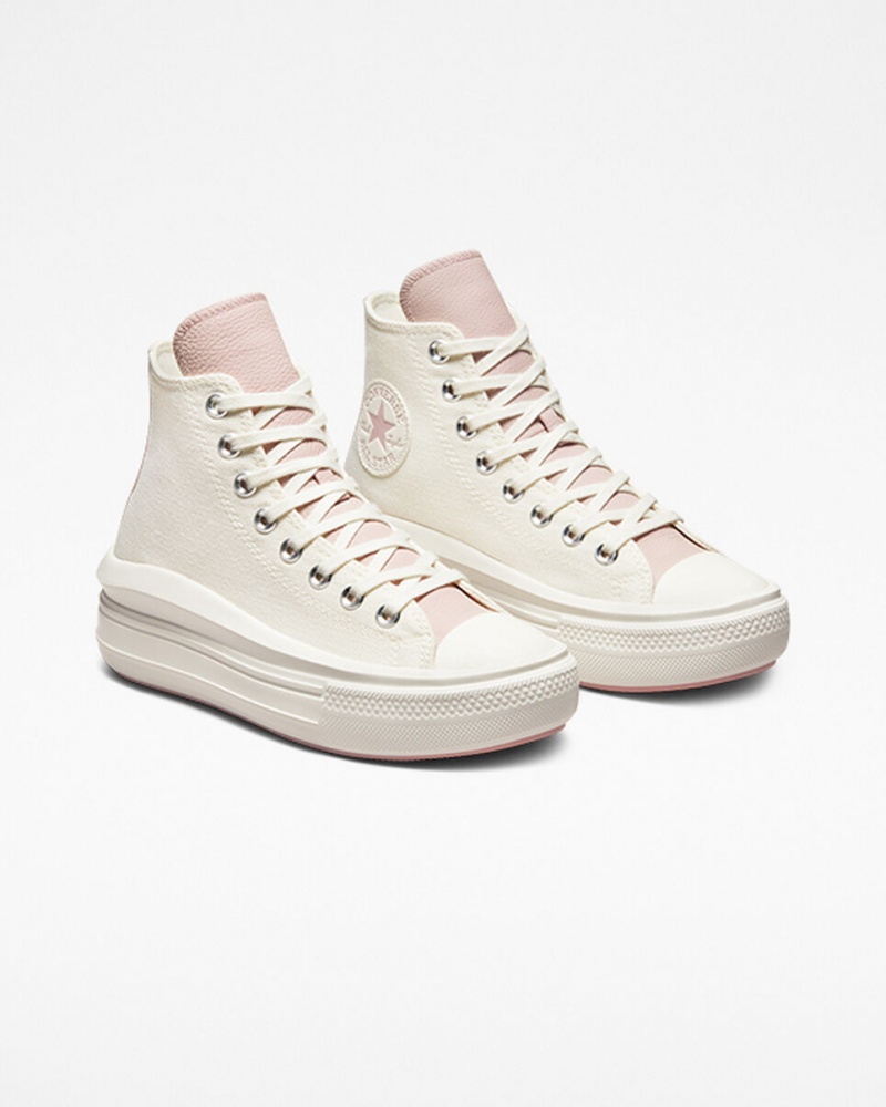 Converse Chuck Taylor All Star Move Platform Tonal Materials Roze | 035624UDP