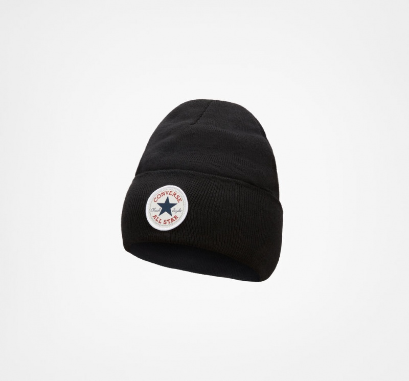 Converse Chuck Taylor All Star Patch Beanie Zwart | 729380XSR