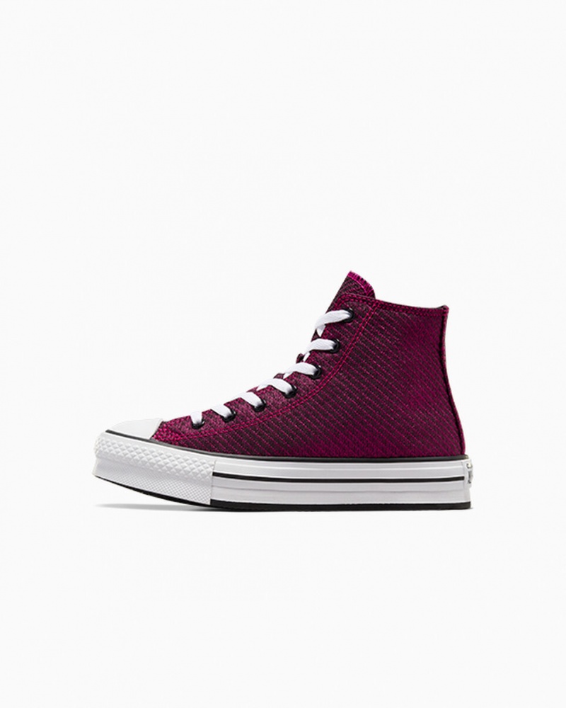 Converse Chuck Taylor All Star Platform Lift Sparkle Roze Wit Zwart | 980712LSV