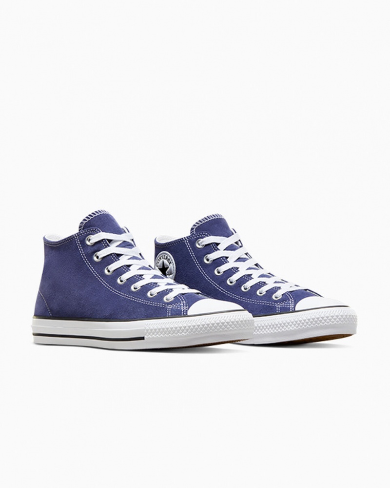 Converse Chuck Taylor All Star Pro Suede Blauw Wit Zwart | 198362MGW