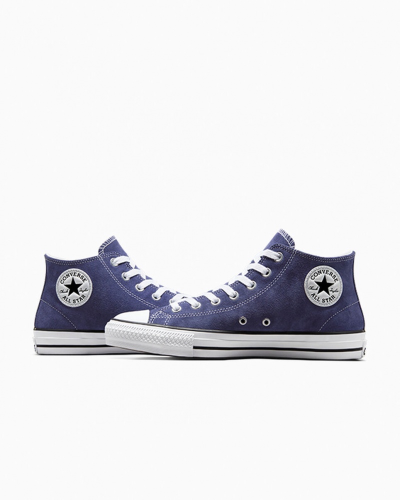 Converse Chuck Taylor All Star Pro Suede Blauw Wit Zwart | 198362MGW