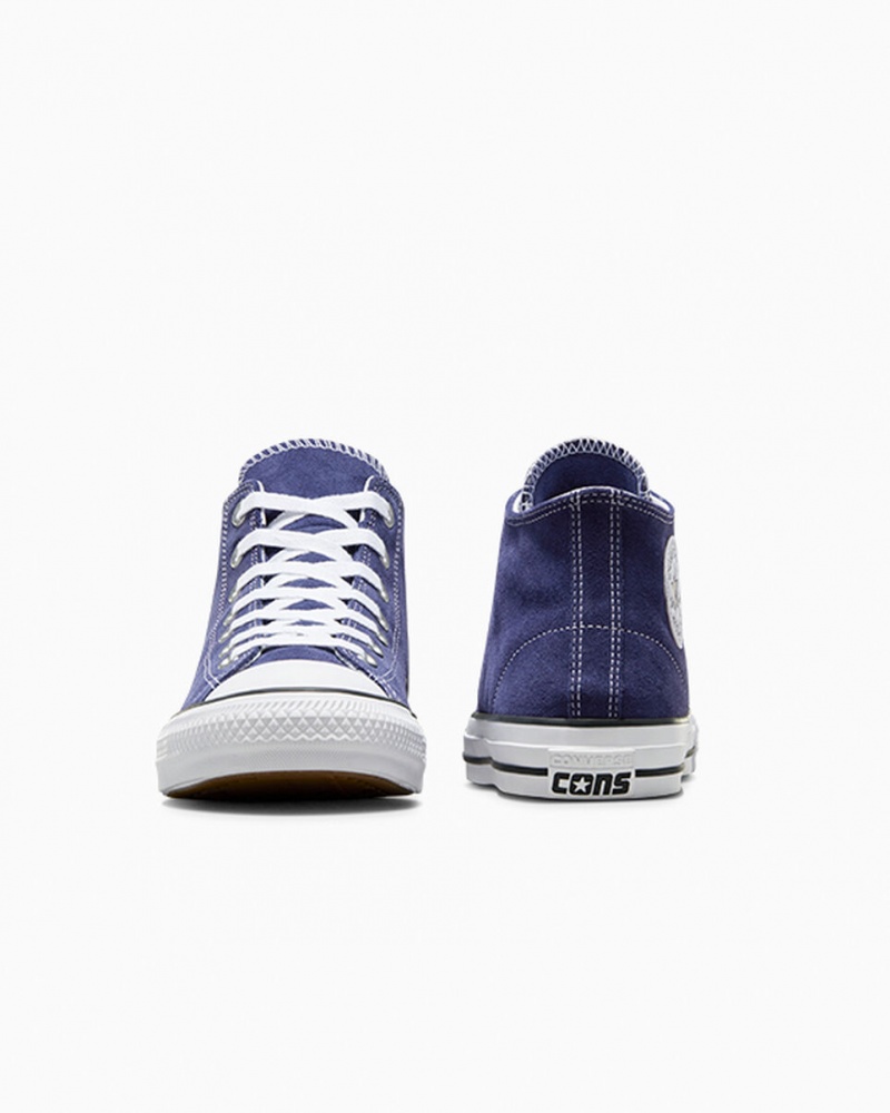 Converse Chuck Taylor All Star Pro Suede Blauw Wit Zwart | 198362MGW