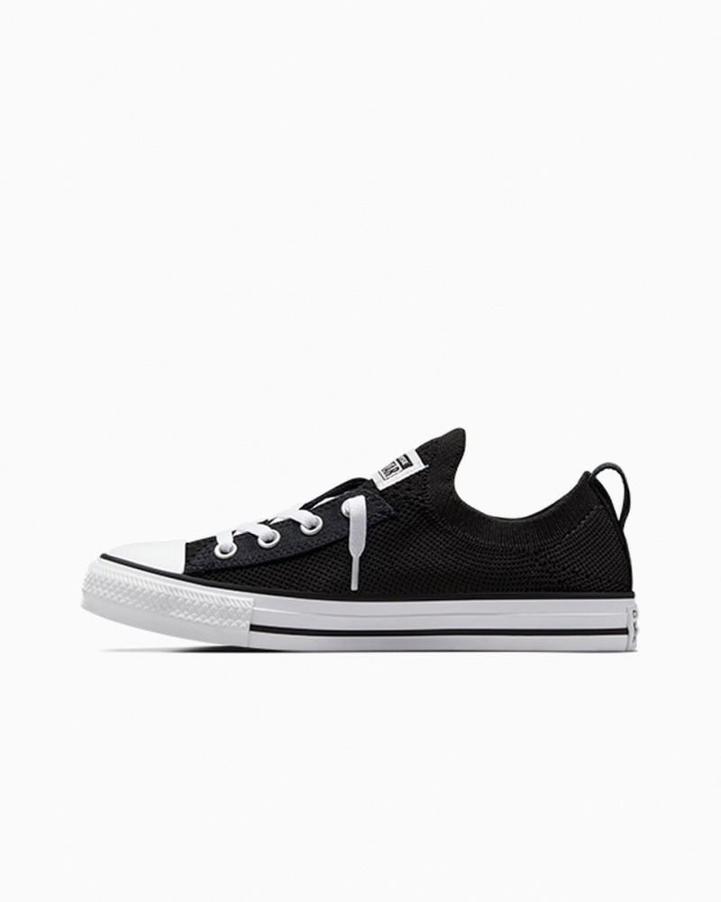 Converse Chuck Taylor All Star Shoreline Knit Slip Zwart Wit Zwart | 247516RYE