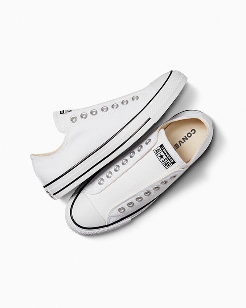 Converse Chuck Taylor All Star Slip Wit Zwart Wit | 980673UCV