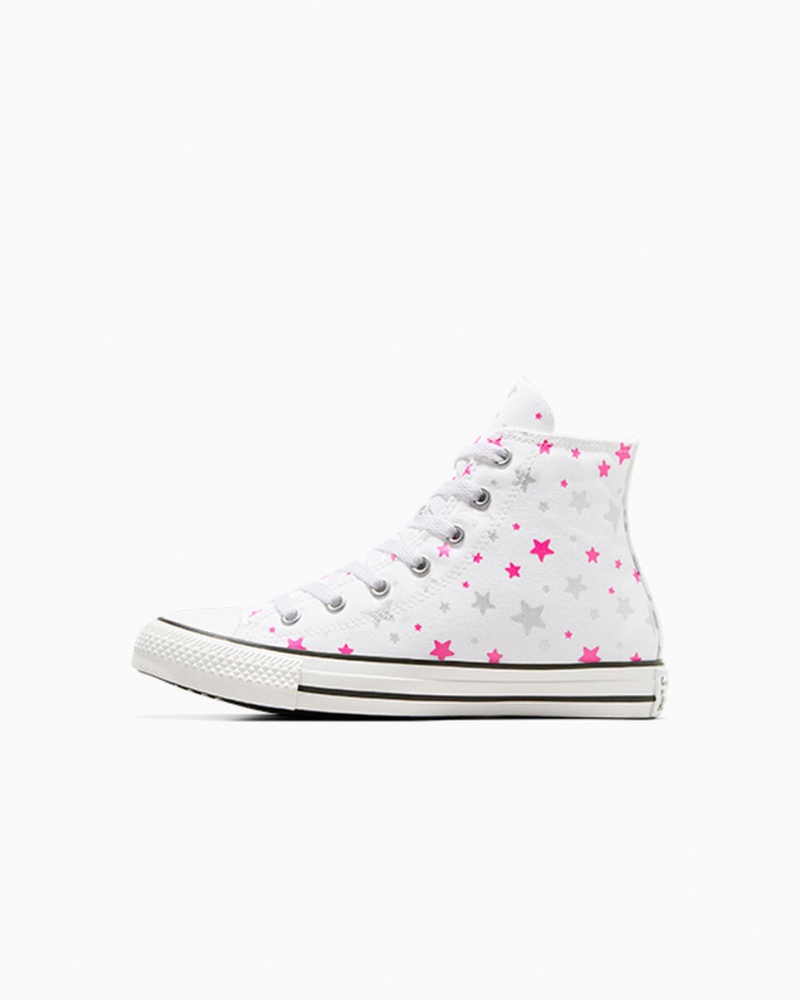 Converse Chuck Taylor All Star Sparkle Wit Roze Wit | 204198QKO