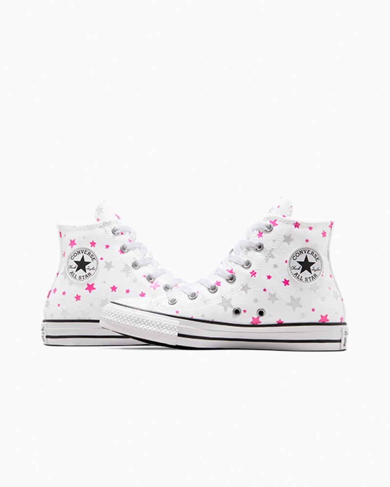 Converse Chuck Taylor All Star Sparkle Wit Roze Wit | 204198QKO