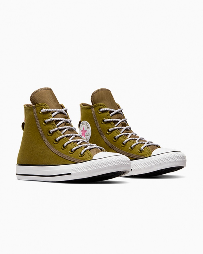 Converse Chuck Taylor All Star Utility Twist Roze Wit | 643105TEZ