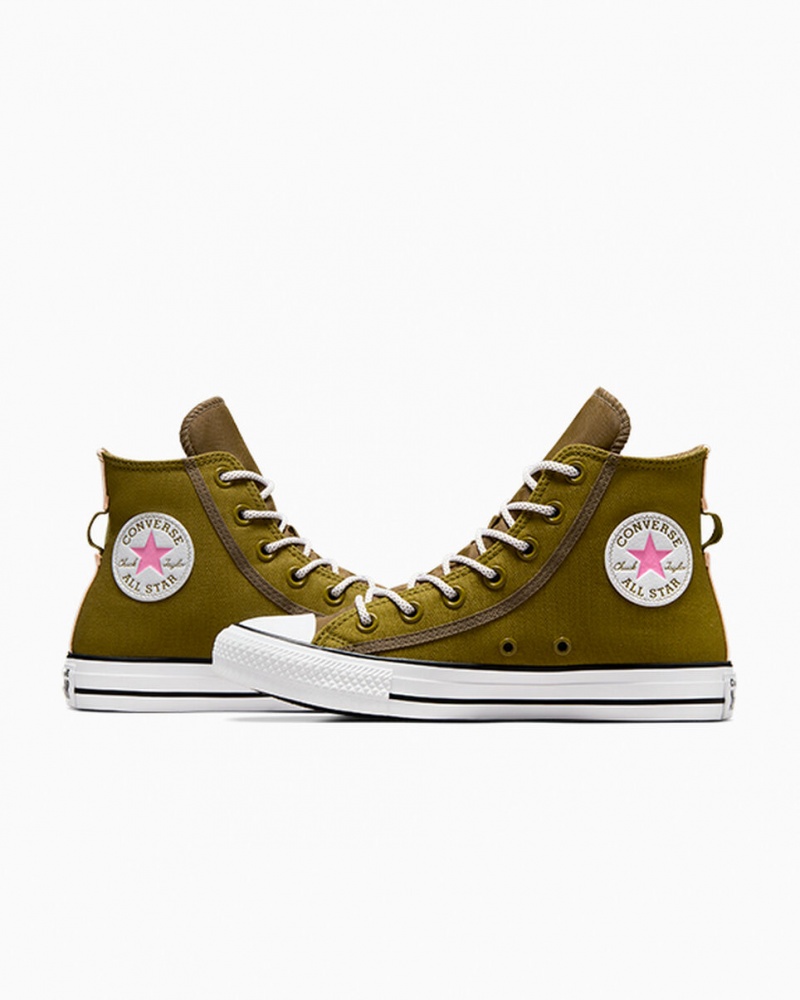 Converse Chuck Taylor All Star Utility Twist Roze Wit | 643105TEZ