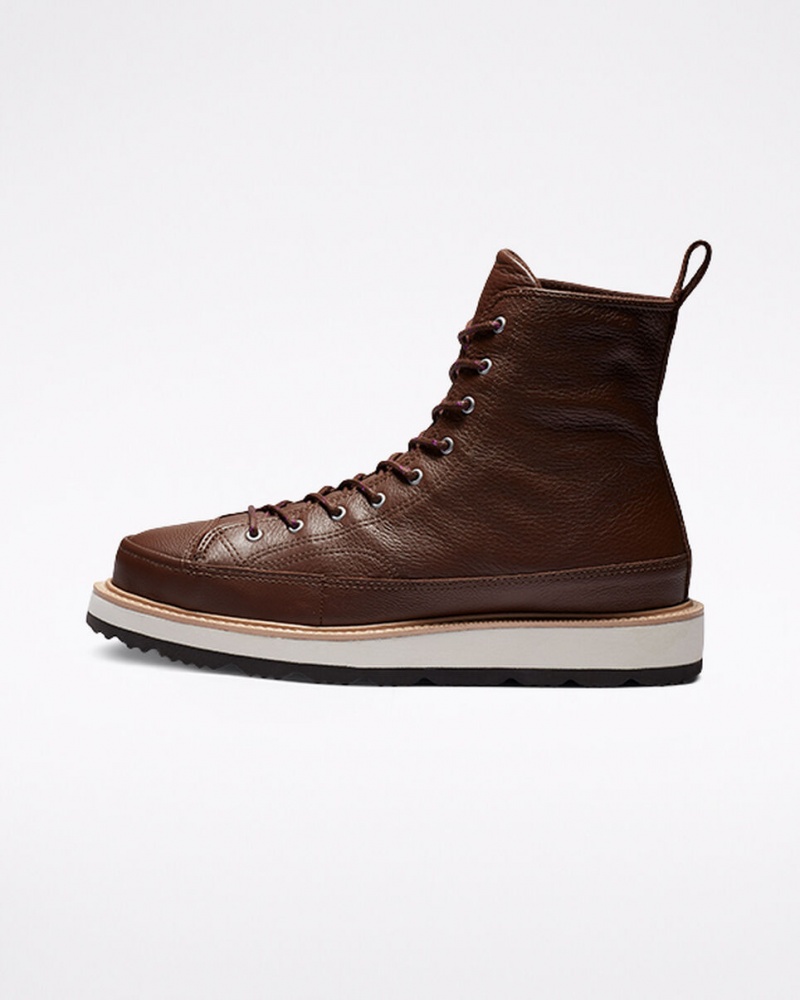 Converse Chuck Taylor Crafted Boot Chocola Lichtzwart | 152394BKT