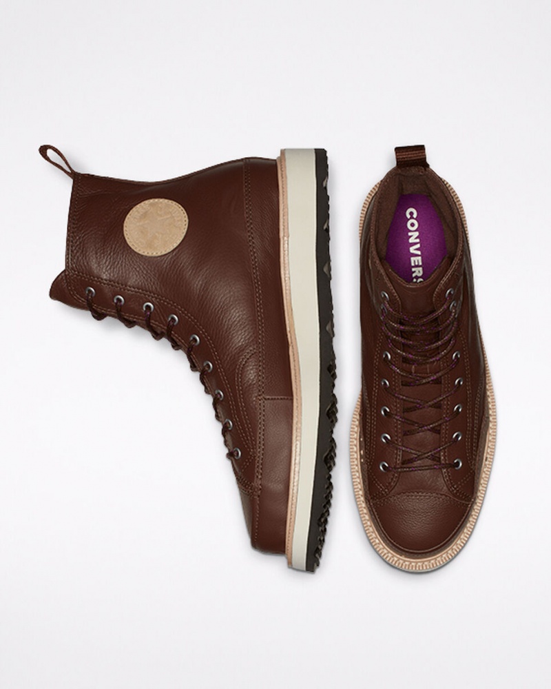 Converse Chuck Taylor Crafted Boot Chocola Lichtzwart | 152394BKT