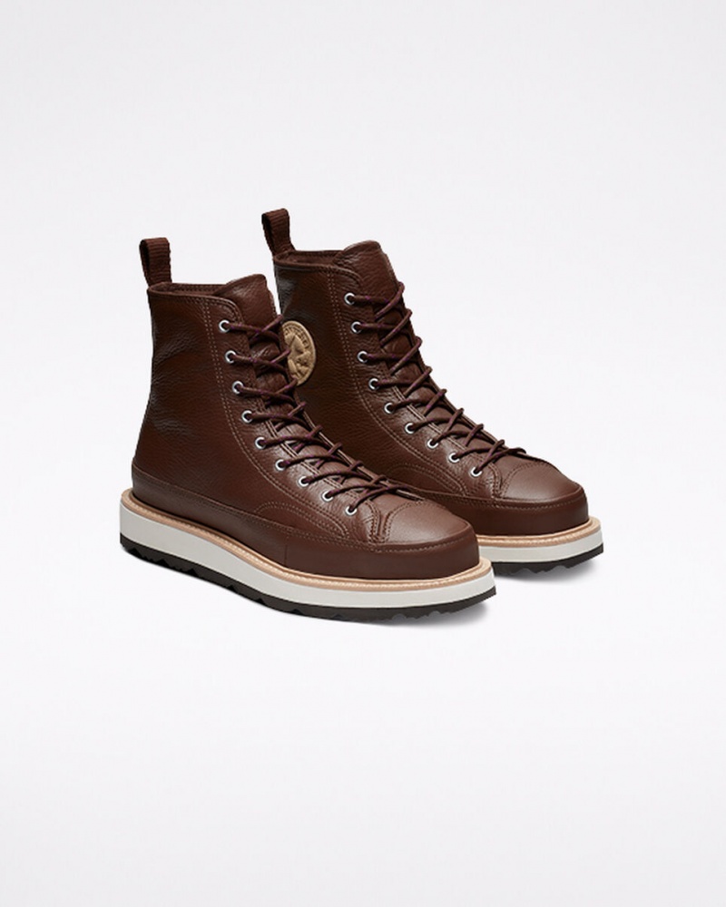 Converse Chuck Taylor Crafted Boot Chocola Lichtzwart | 152394BKT