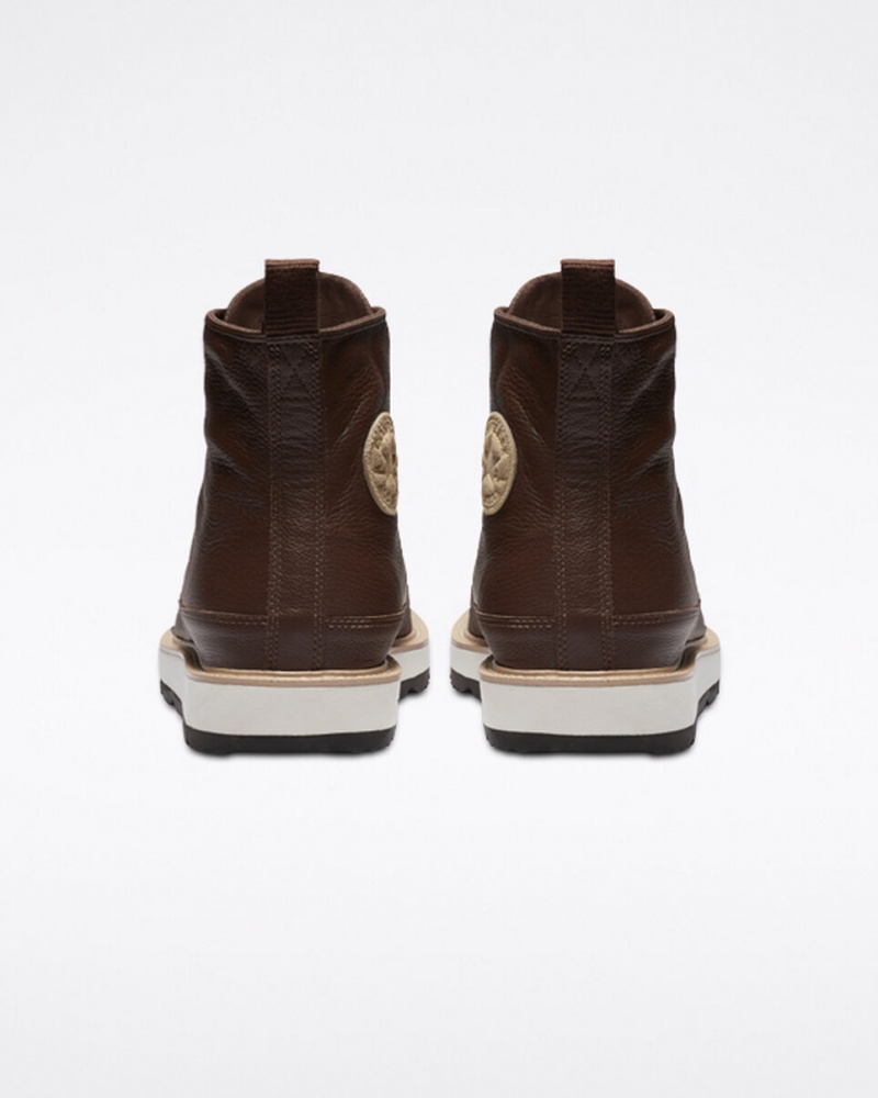 Converse Chuck Taylor Crafted Boot Chocola Lichtzwart | 152394BKT