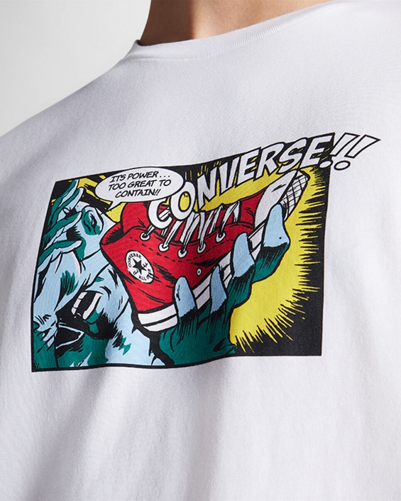 Converse Comic T-Shirt Wit | 139524LRN