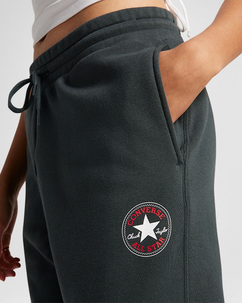 Converse Converse Go-To All Star Patch Standard-Fit Fleece Sweatpants Groen | 923106DIP