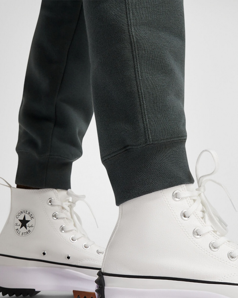 Converse Converse Go-To All Star Patch Standard-Fit Fleece Sweatpants Groen | 923106DIP