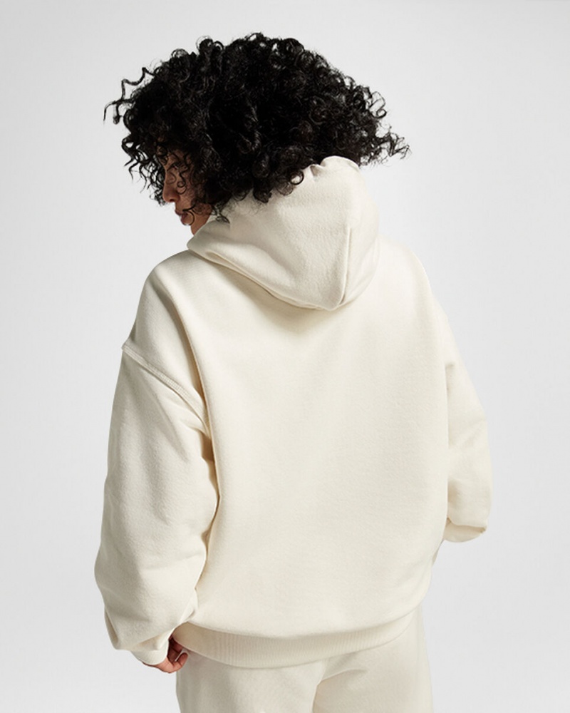 Converse Converse Gold Standard Loose-Fit Pullover Hoodie Egret | 432705ACH