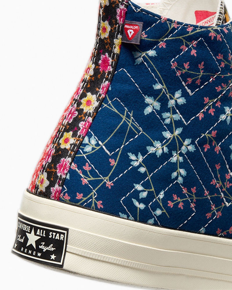 Converse Converse Upcycled Floral Chuck 70 Zwart Rood Blauw | 628309VDB