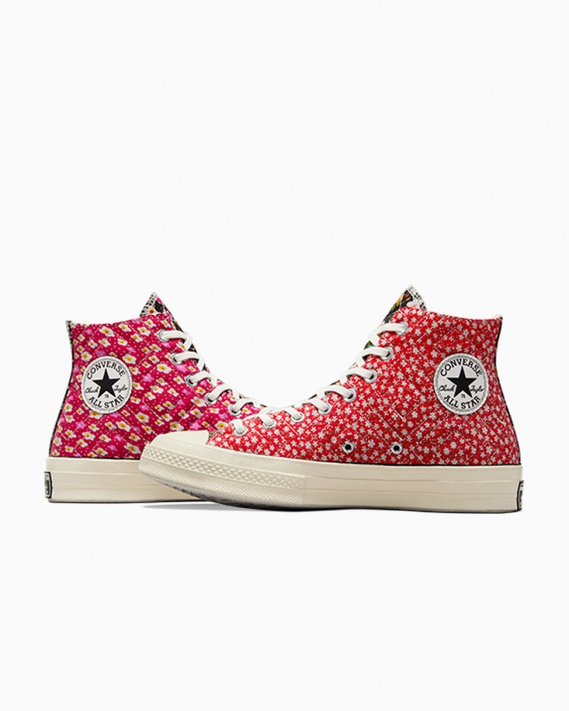 Converse Converse Upcycled Floral Chuck 70 Zwart Rood Blauw | 628309VDB