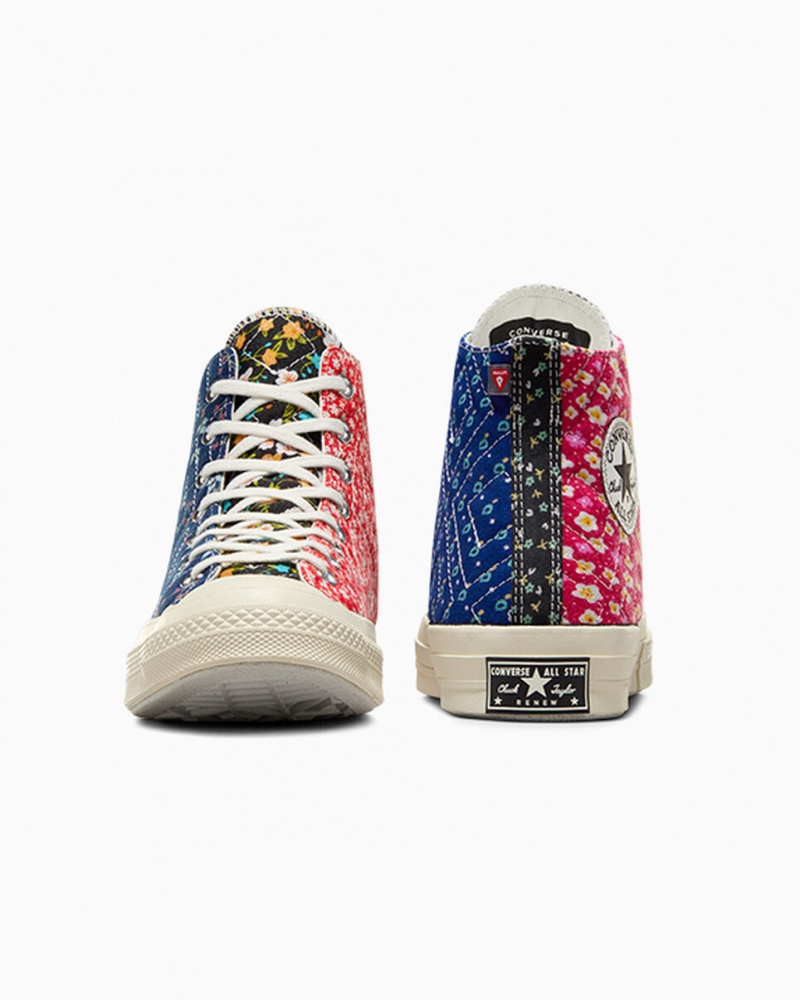 Converse Converse Upcycled Floral Chuck 70 Zwart Rood Blauw | 628309VDB