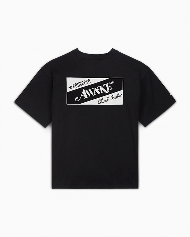 Converse Converse x Awake NY Jersey T-Shirt Zwart | 789125FHT