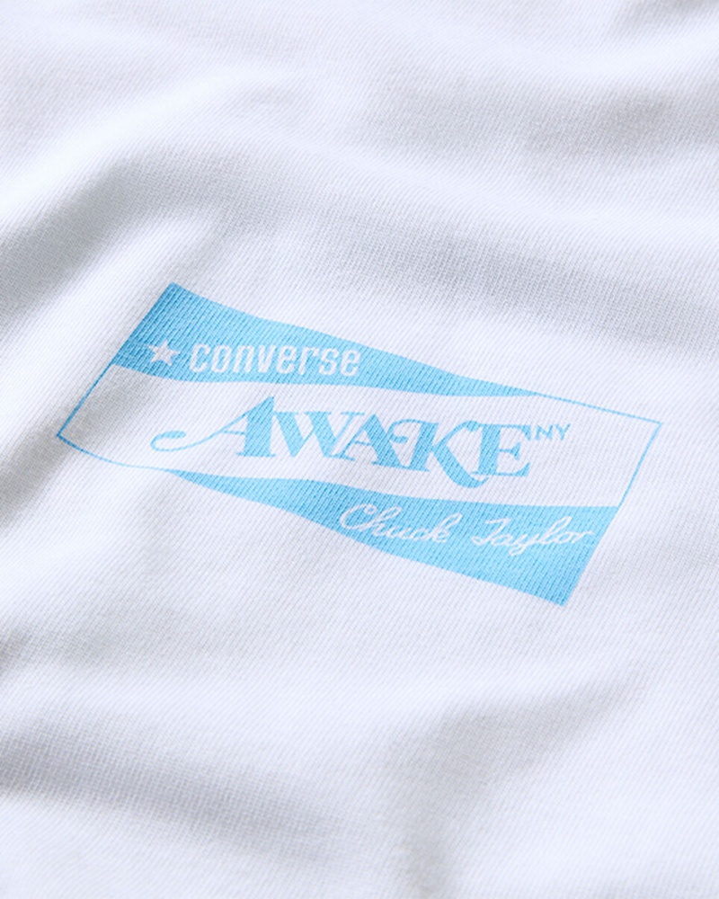 Converse Converse x Awake NY Jersey T-Shirt Wit | 198420DZP